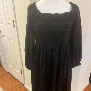 J. Crew Black Maxi Dress